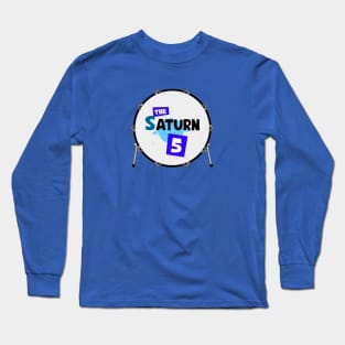 Saturn Five Drum (Blue) Long Sleeve T-Shirt